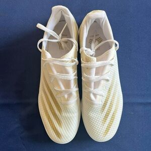 White & Gold color Sneakers